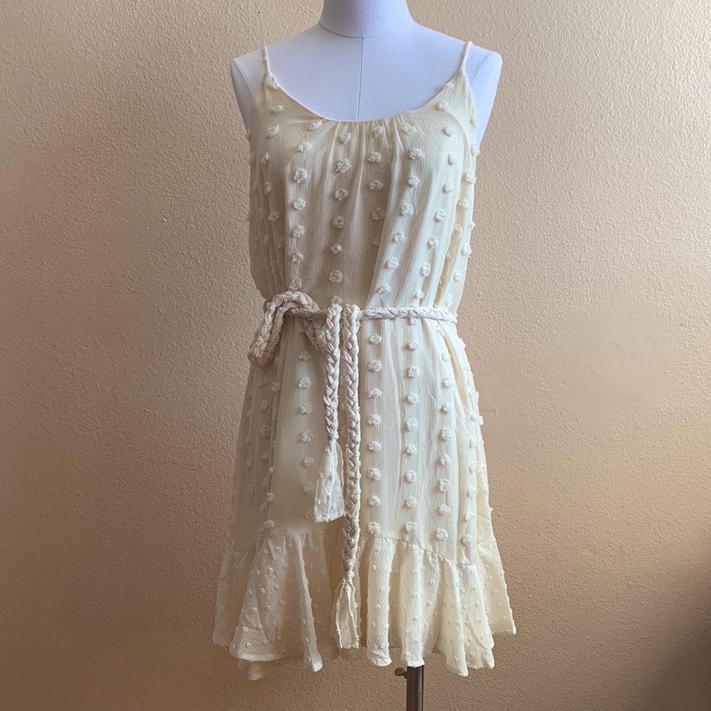 Blu Pepper Cream Dress